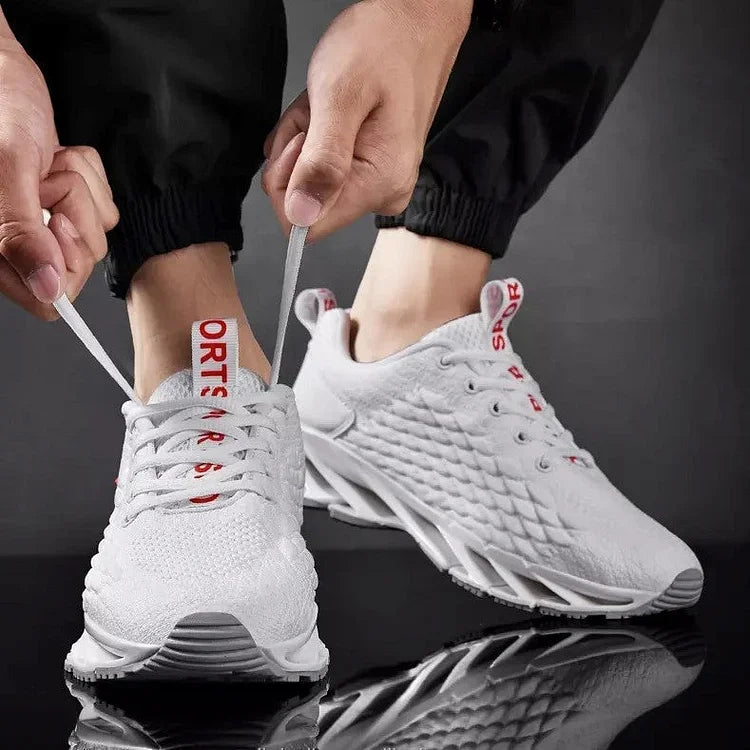 Men Orthopedic Shoes Athletic Sneakers - White