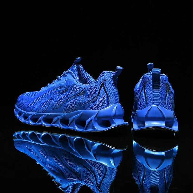 Men Orthopedic Shoes Walking Running Shoes - Blue