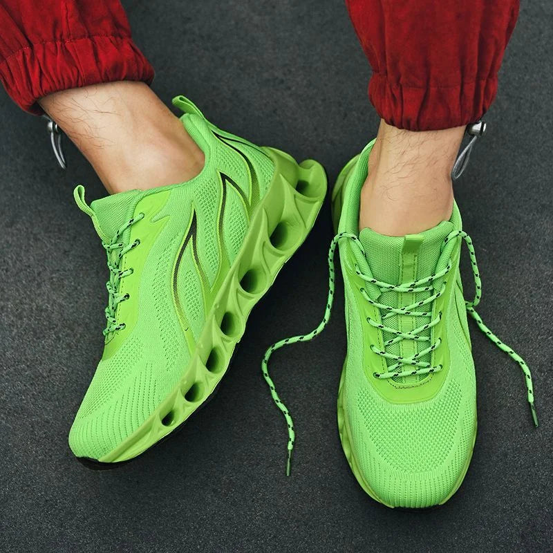 Men Orthopedic Shoes Walking Running Shoes - Green