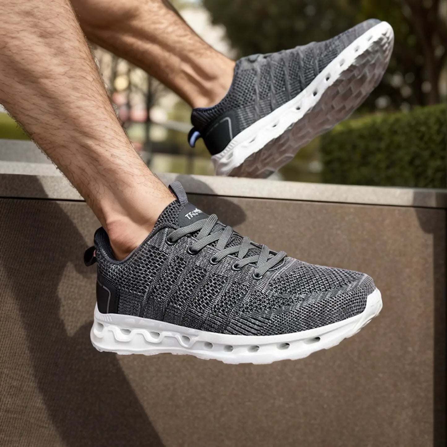 Men's Orthopedic Shoes Walking Athletic Sneakers - Gray