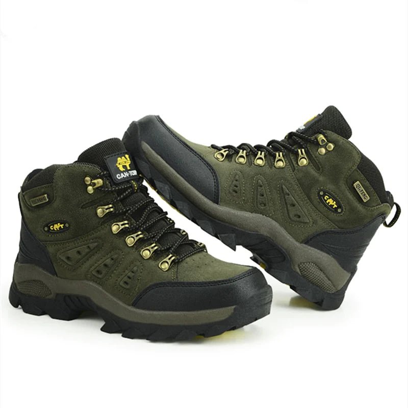 Montana Mountains Men's Hiking Boots Orthotic Shoes - Green