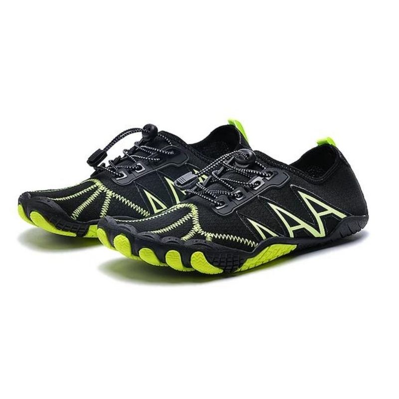 NatureGlide Orthotic Shoes With Roomy Toe Box Healthy & Non-Slip barefoot Orthotic Shoes - Black