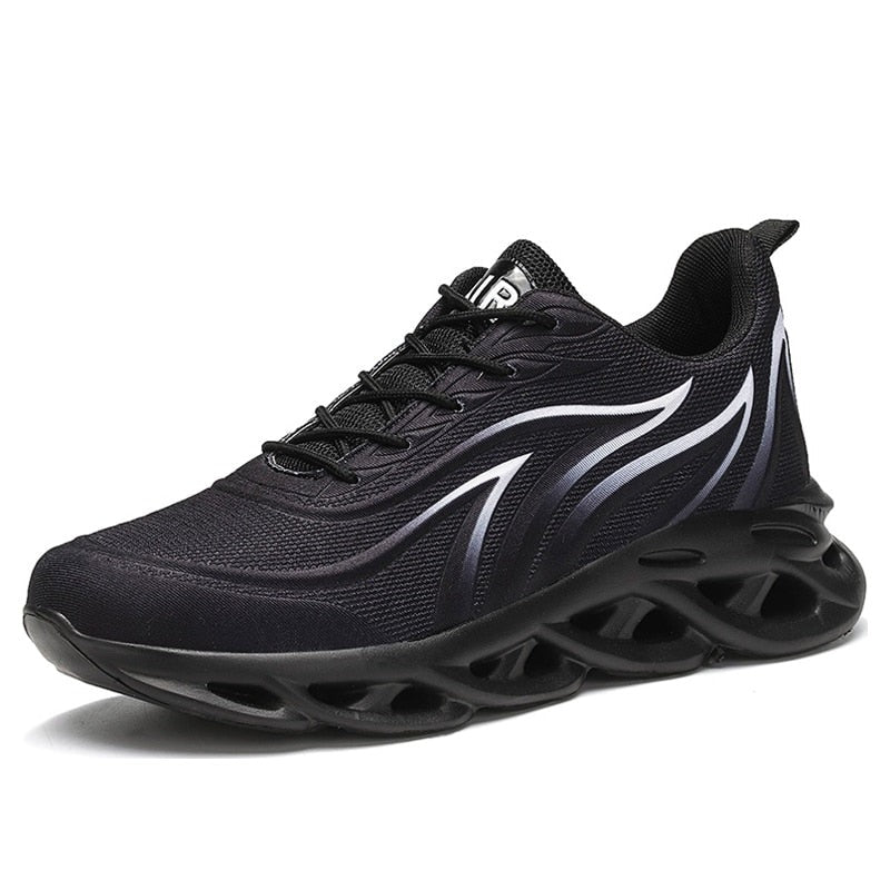Neuropathy Relief Cushion Trainer's Orthotic Shoes - Black