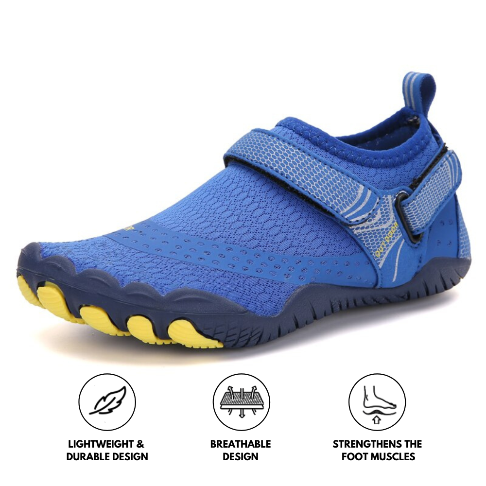 Outdoor Master slip-resistant & comfortable Barefoot Hike Footwear – Blue