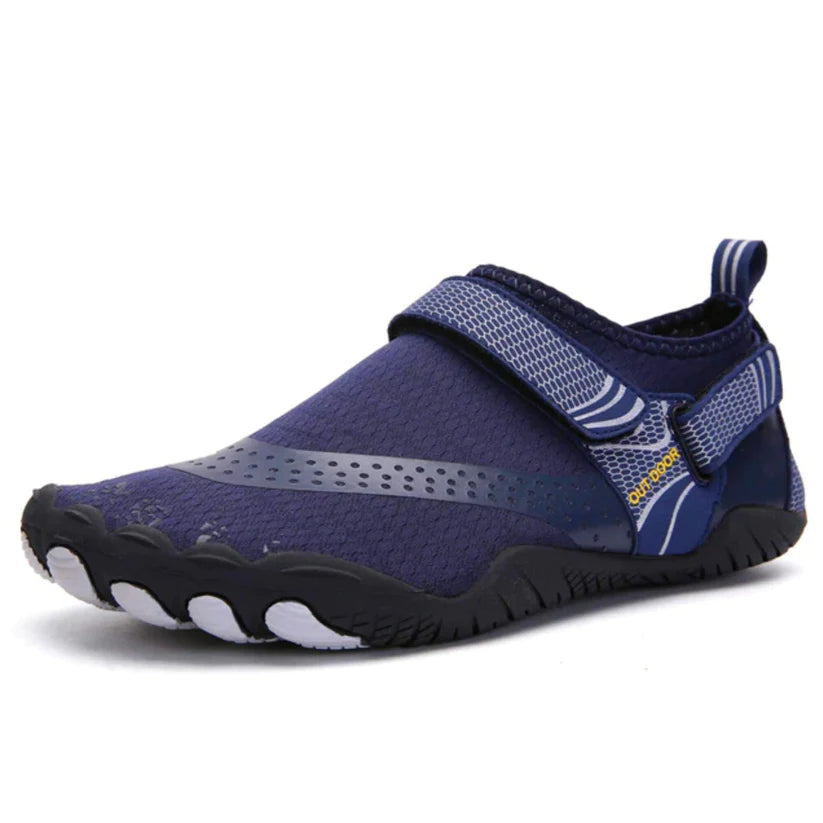 Outdoor Master slip-resistant & comfortable barefoot Orthotic Shoes - Dark Blue
