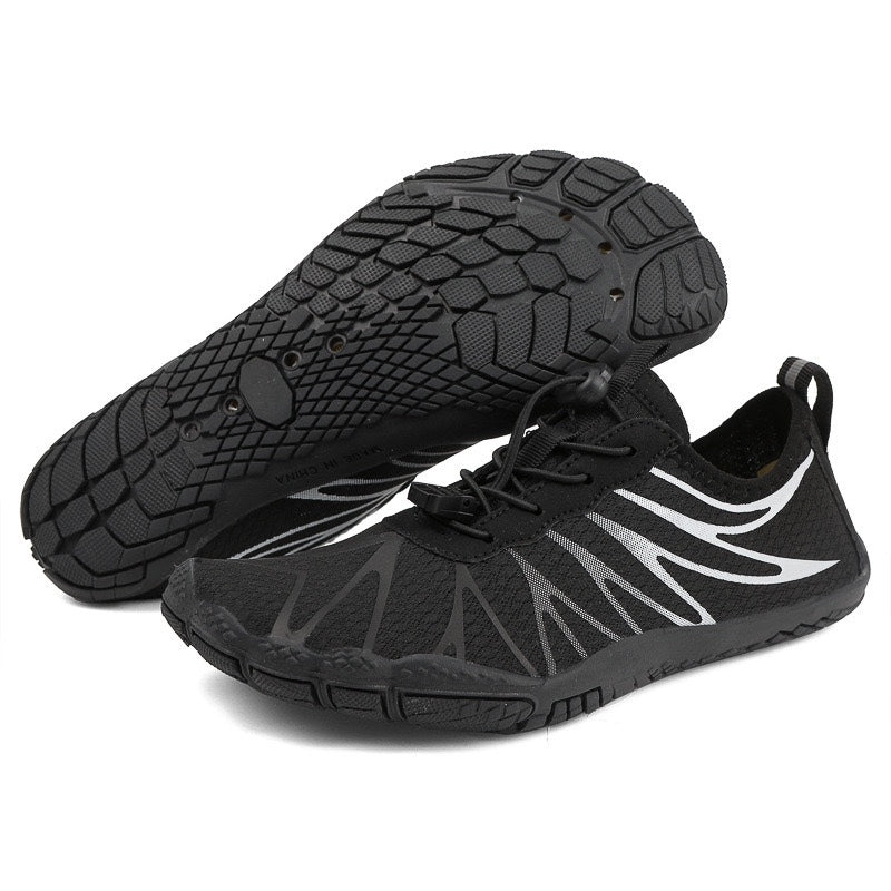Terra Pro Healthy & Non-Slip barefoot Orthotic Shoes - Black White