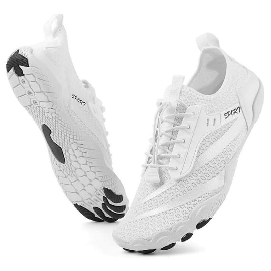 TerraTouch Wide Toe Box Running Orthotic Shoes Healthy & Non-Slip barefoot Orthotic Shoes - White