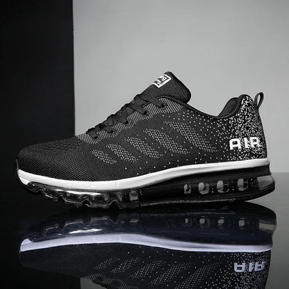 Unisex Lightweight Couple's Outdoor Fly Knit Travel Sneakers
