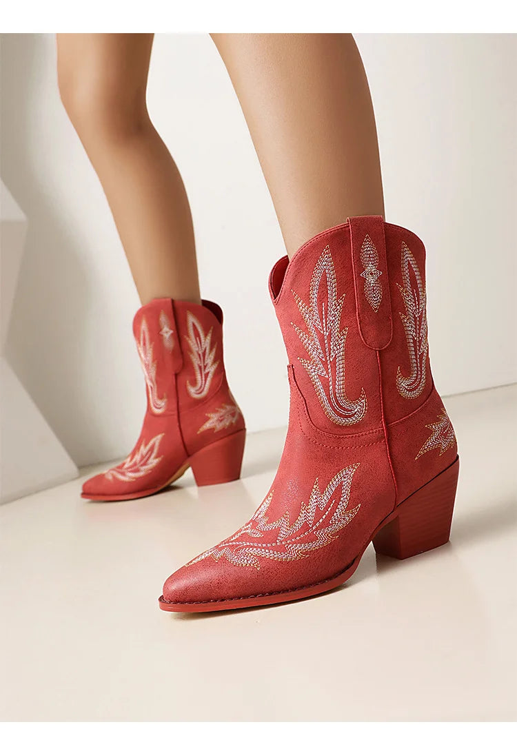 Cowboy Ankle Boots