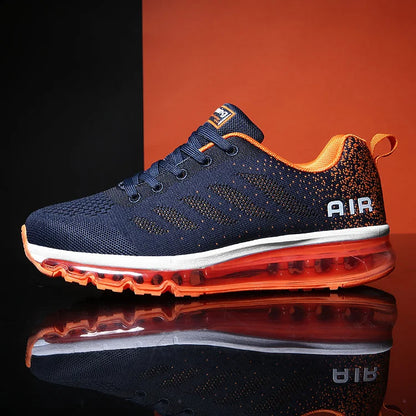 Unisex Lightweight Couple's Outdoor Fly Knit Travel Sneakers
