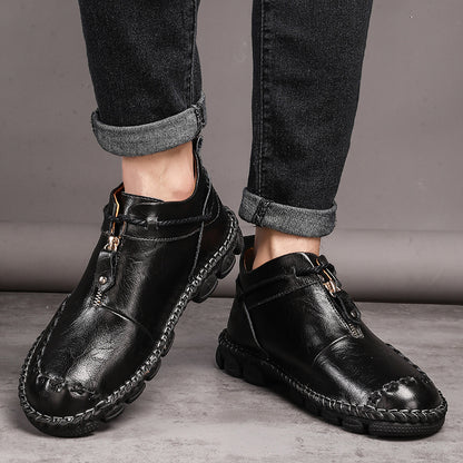 Men's Genuine Leather Ankle Boots