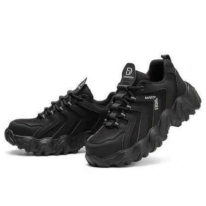 Men's Solid Sole Reflective Safety Sneakers