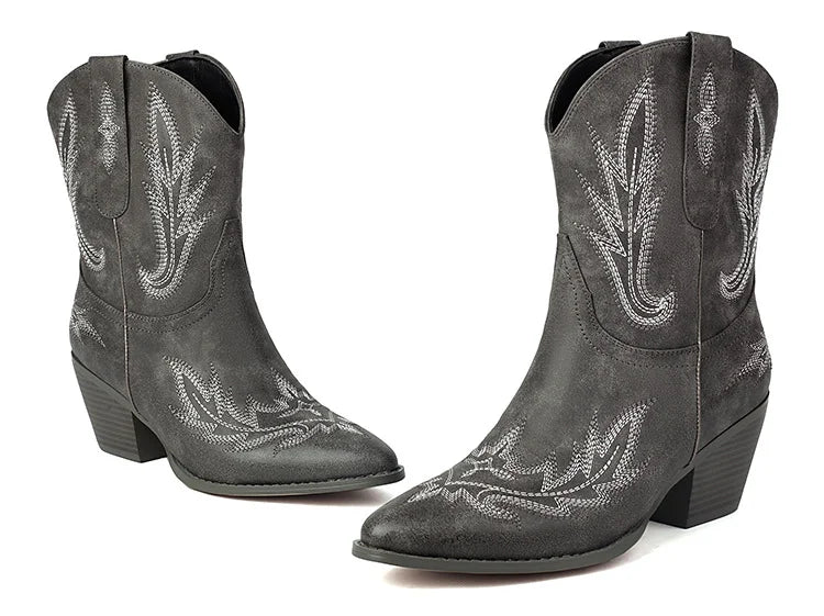 Cowboy Ankle Boots