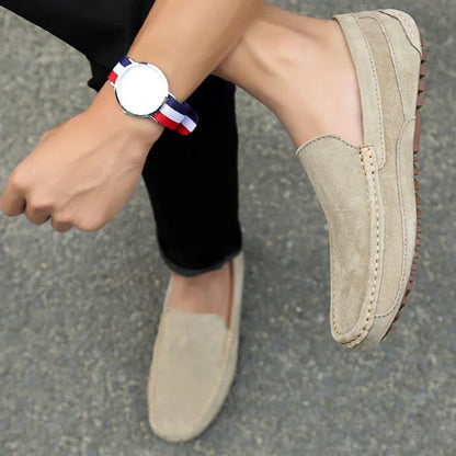 Suede loafer