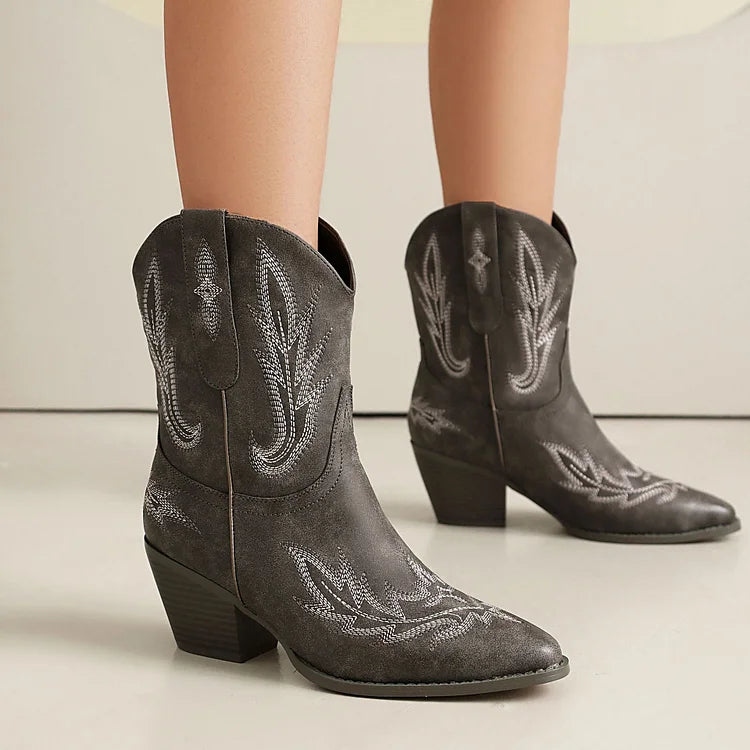 Cowboy Ankle Boots