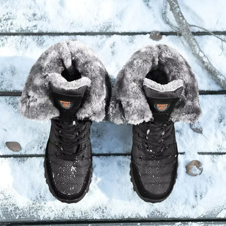 Men's Winter Mid-Calf fur Boots