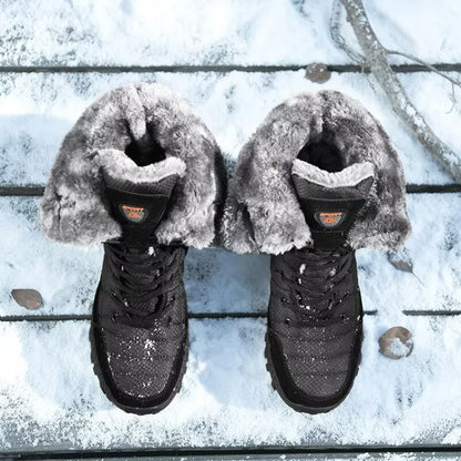 Men's Winter Mid-Calf fur Boots