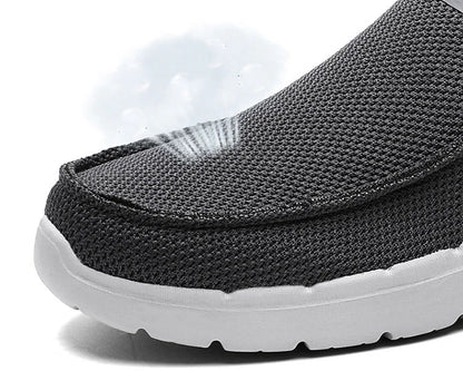 Step Ease Slip-On Walking Shoes Canvas Loafers