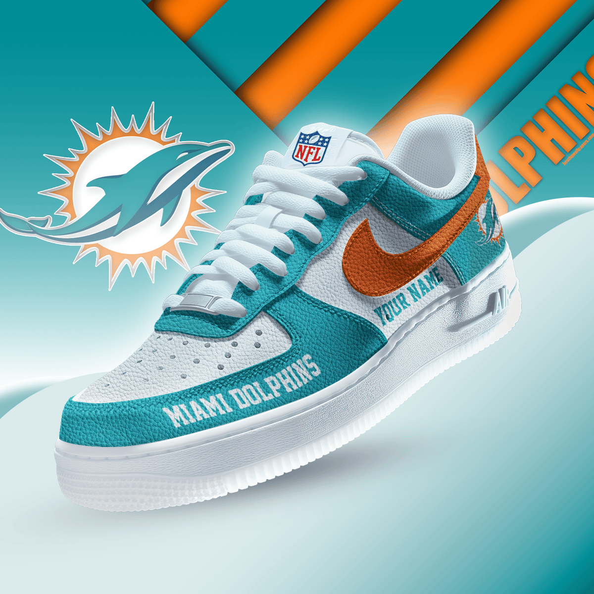 Footwearstorm Miami Dolphins Low-Top Sneakers Shoes For Men And Women 2808217