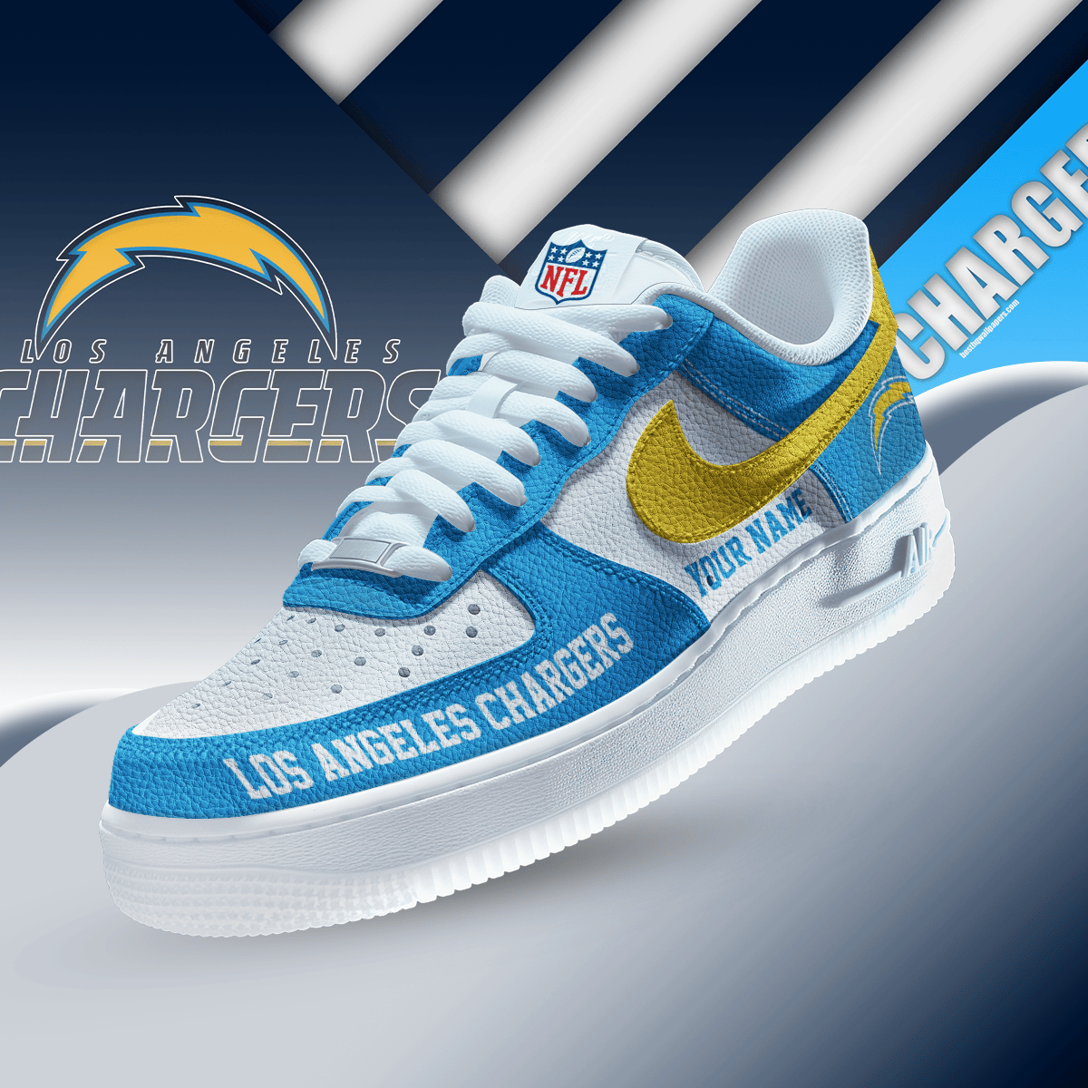 Footwearstorm Los Angeles Chargers Low-Top Sneakers Shoes For Men And Women 2808265