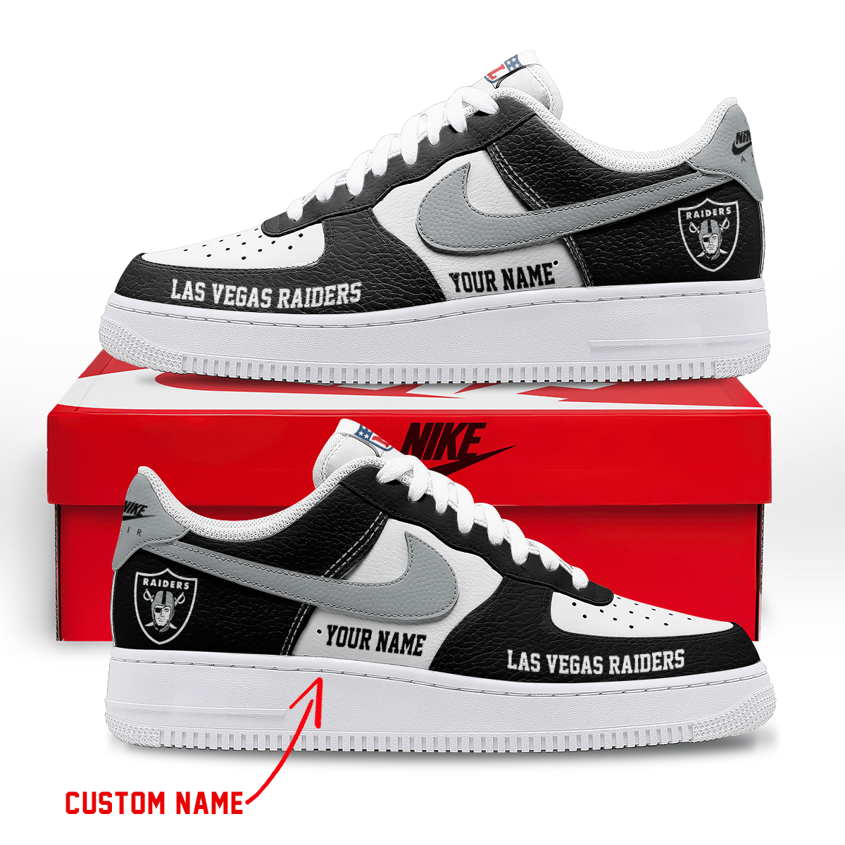 Footwearstorm Las Vegas Raiders Low-Top Sneakers Shoes For Men And Women 2808271