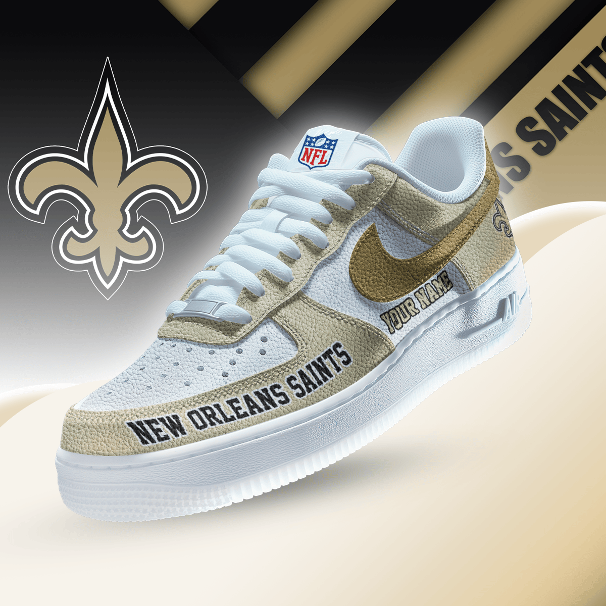 Footwearstorm New Orleans Saints Low-Top Sneakers Shoes For Men And Women 2808246