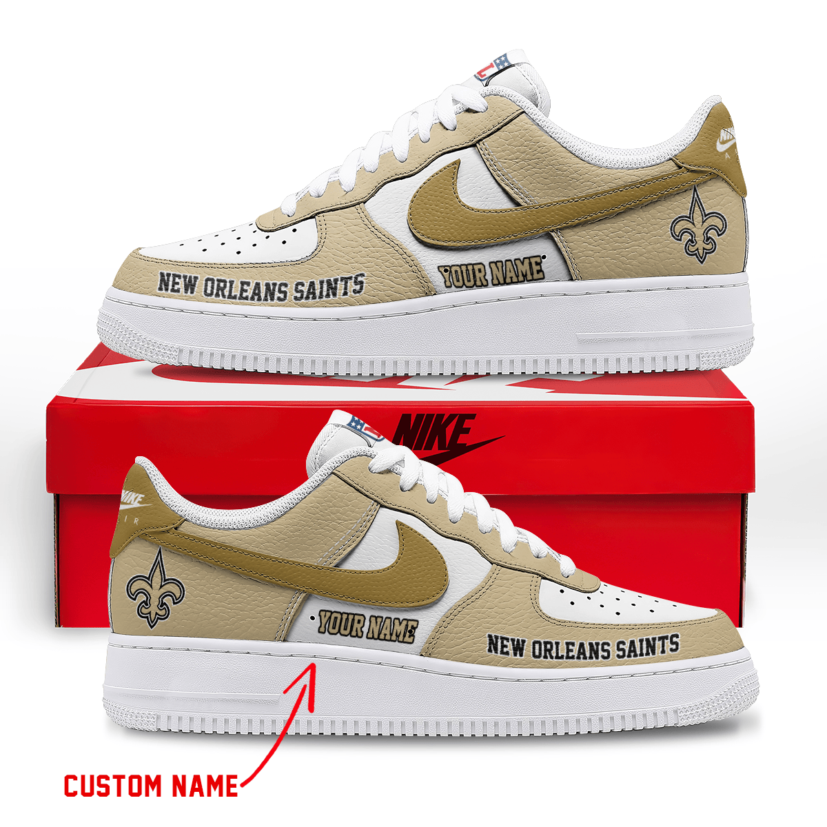 Footwearstorm New Orleans Saints Low-Top Sneakers Shoes For Men And Women 2808246