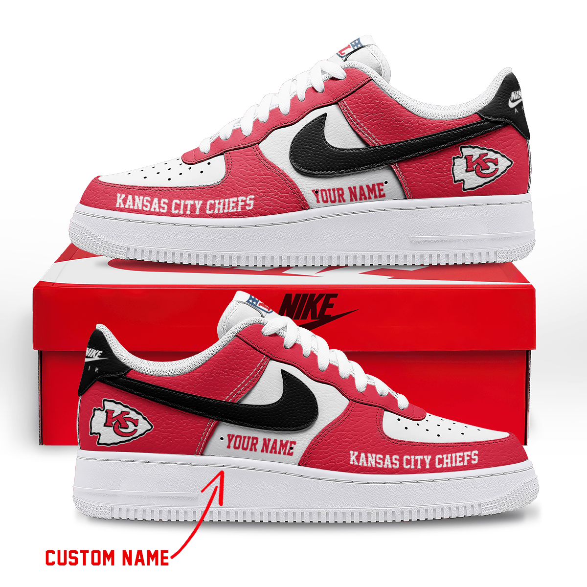 Footwearstorm Kansas City Chiefs Low-Top Sneakers Shoes For Men And Women 2808259