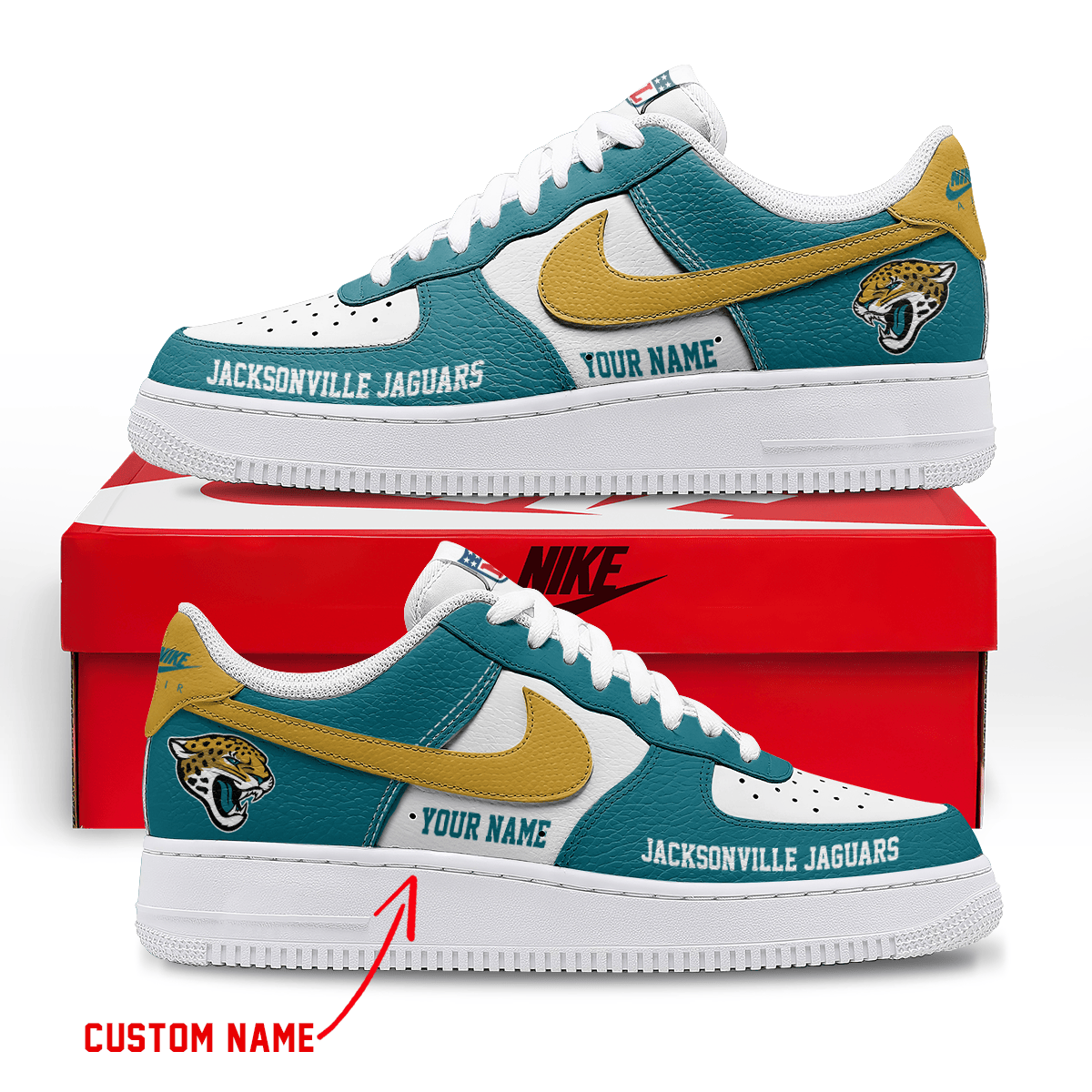 Footwearstorm Jacksonville Jaguars Low-Top Sneakers Shoes For Men And Women 2808210