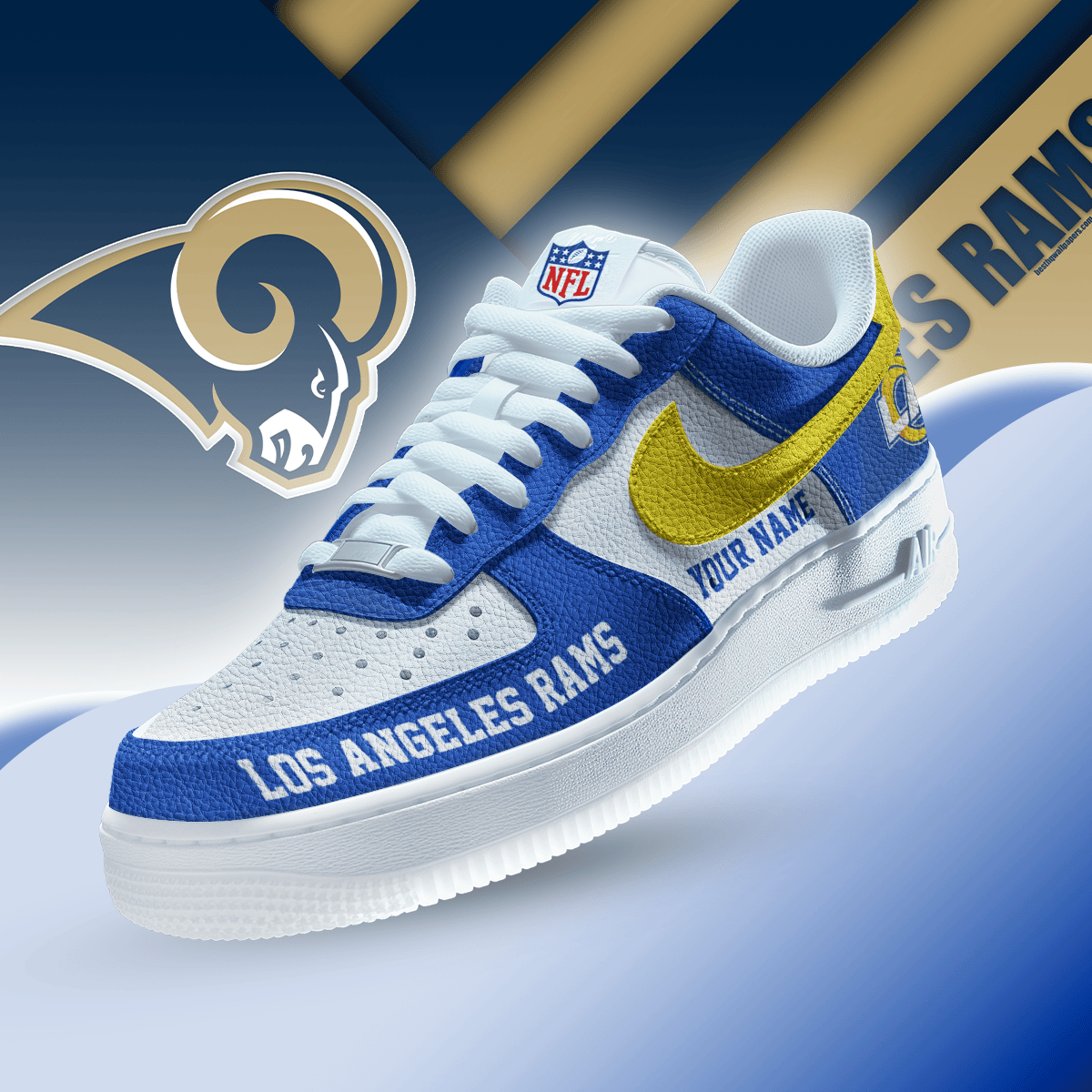 Footwearstorm Los Angeles Rams Low-Top Sneakers Shoes For Men And Women 2808238