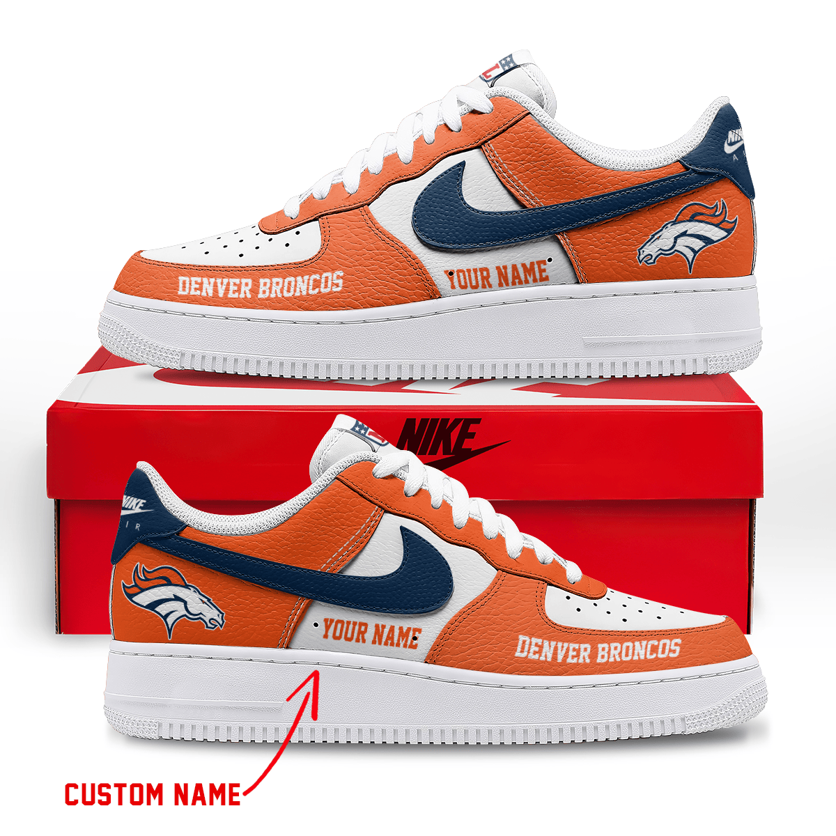Footwearstorm Denver Broncos Low-Top Sneakers Shoes For Men And Women 2808211