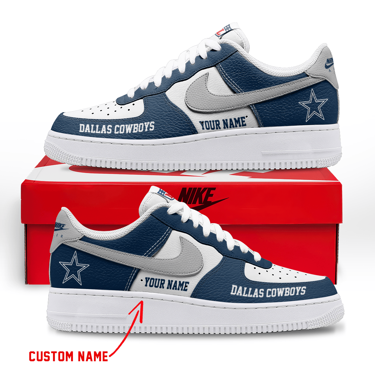 Footwearstorm Dallas Cowboys Low-Top Sneakers Shoes For Men And Women 2808232