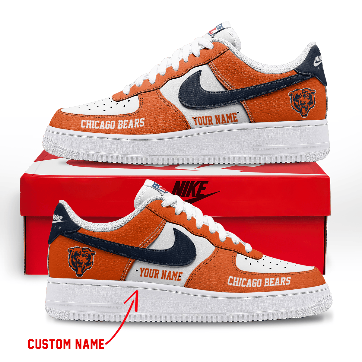 Footwearstorm Chicago Bears Low-Top Sneakers Shoes For Men And Women 2808215