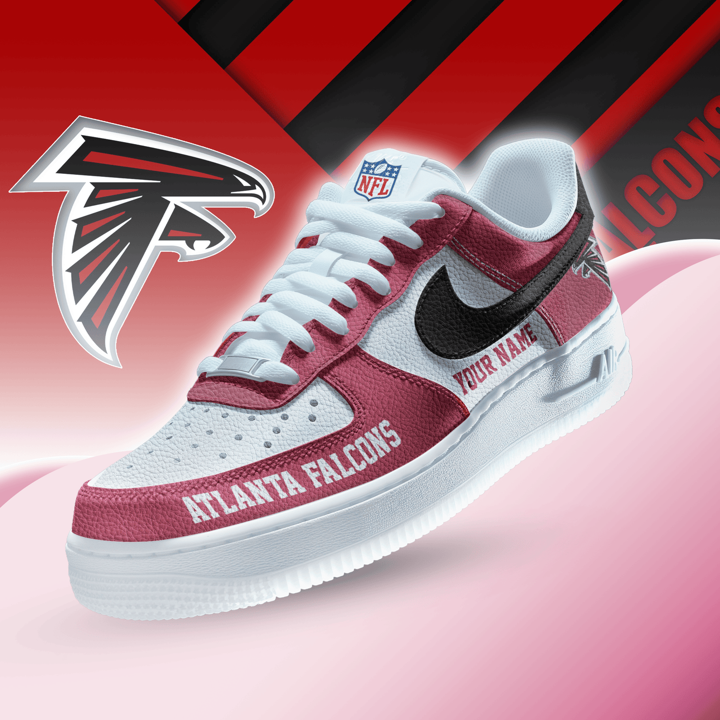 Footwearstorm Atlanta Falcons Low-Top Sneakers Shoes For Men And Women 2808227