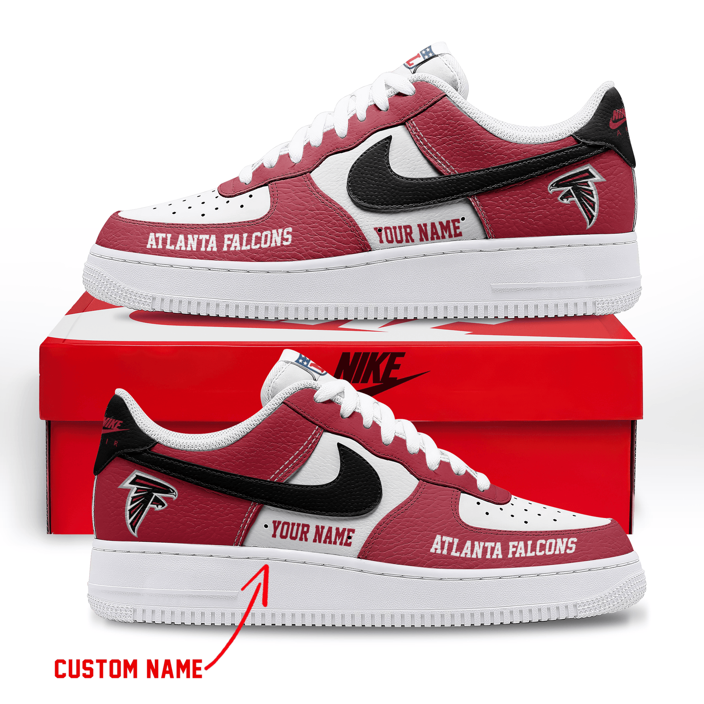 Footwearstorm Atlanta Falcons Low-Top Sneakers Shoes For Men And Women 2808227