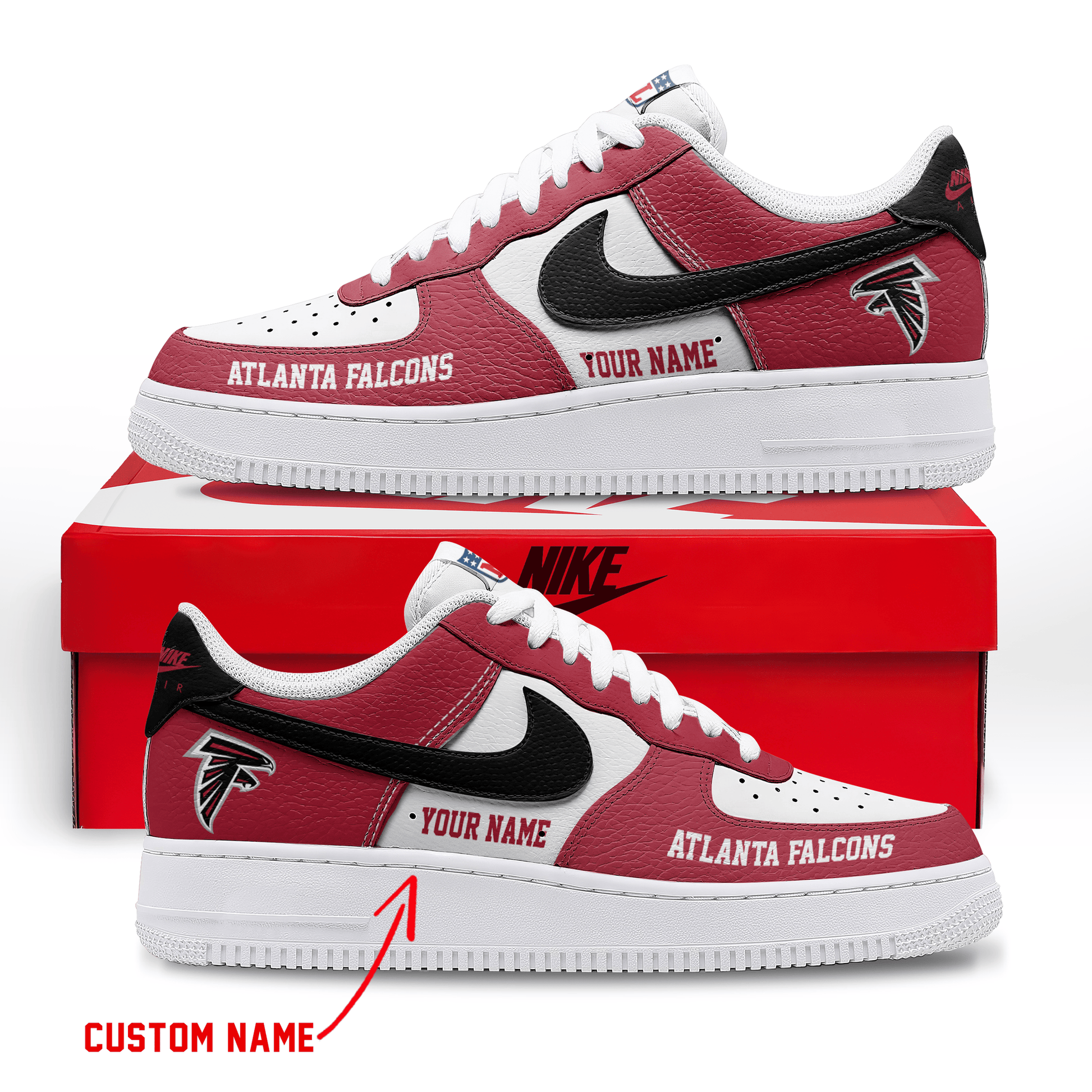 Footwearstorm Atlanta Falcons Low-Top Sneakers Shoes For Men And Women 2808227
