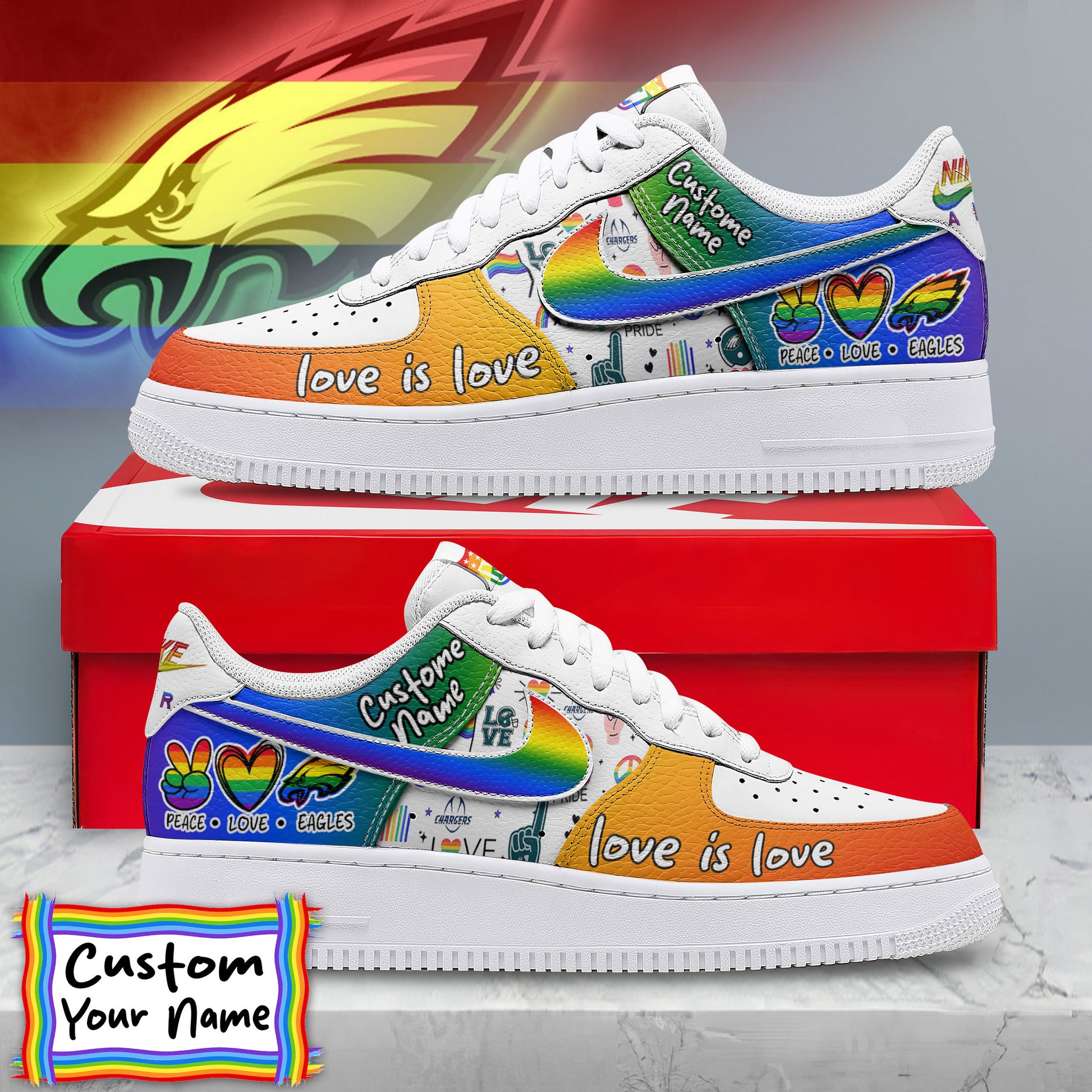 Footwearstorm Philadelphia Eagles Low-Top Sneakers Shoes For Men And Women 2808256
