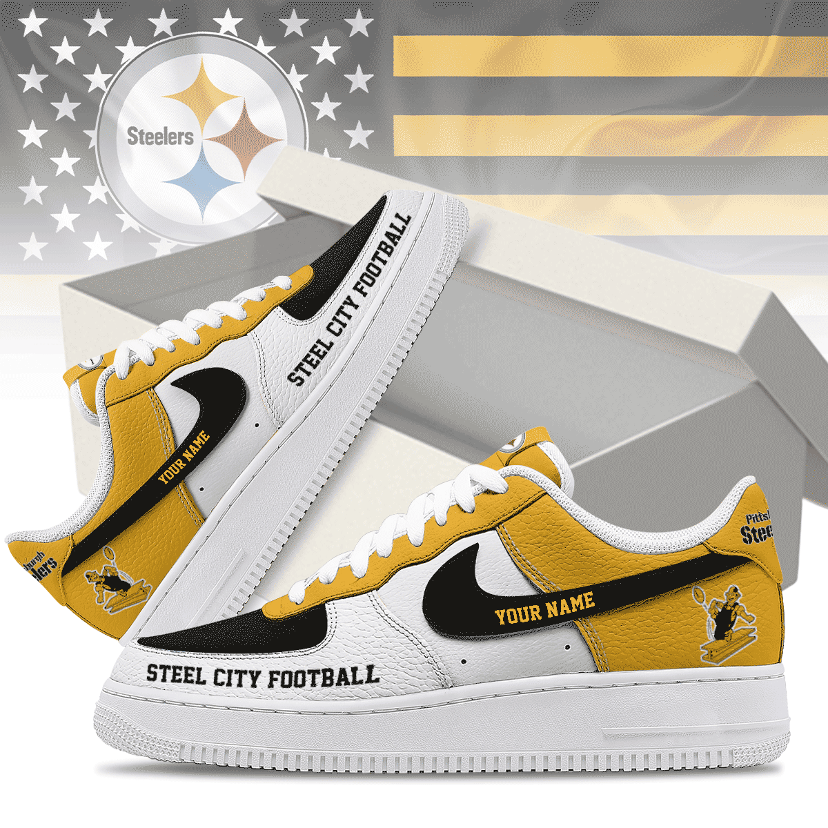 Footwearstorm Pittsburgh Steelers Low-Top Sneakers Shoes For Men And Women 2808252