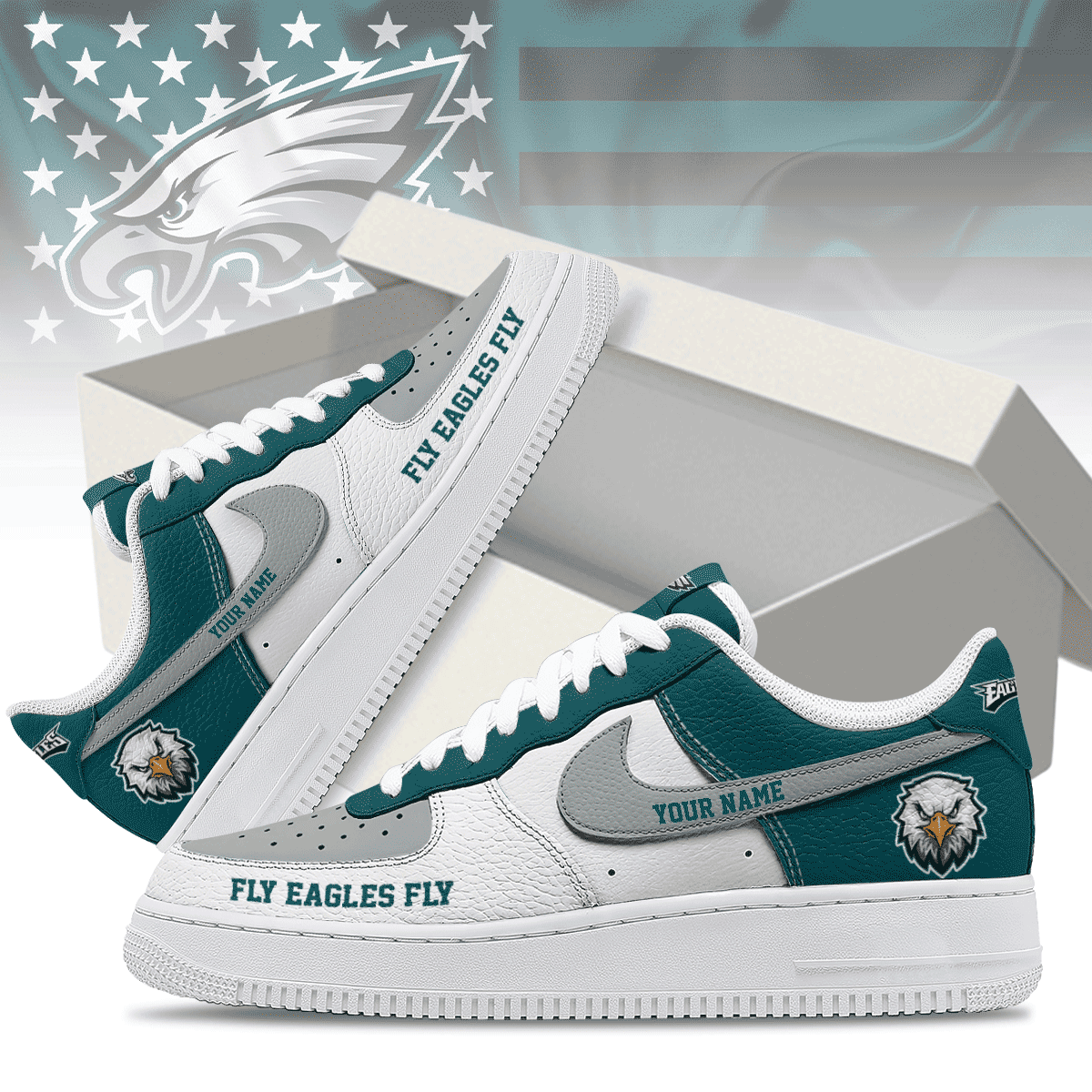Footwearstorm Philadelphia Eagles Low-Top Sneakers Shoes For Men And Women 2808258