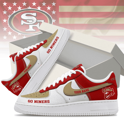 Footwearstorm San Francisco 49ers Low-Top Sneakers Shoes For Men And Women 2808285