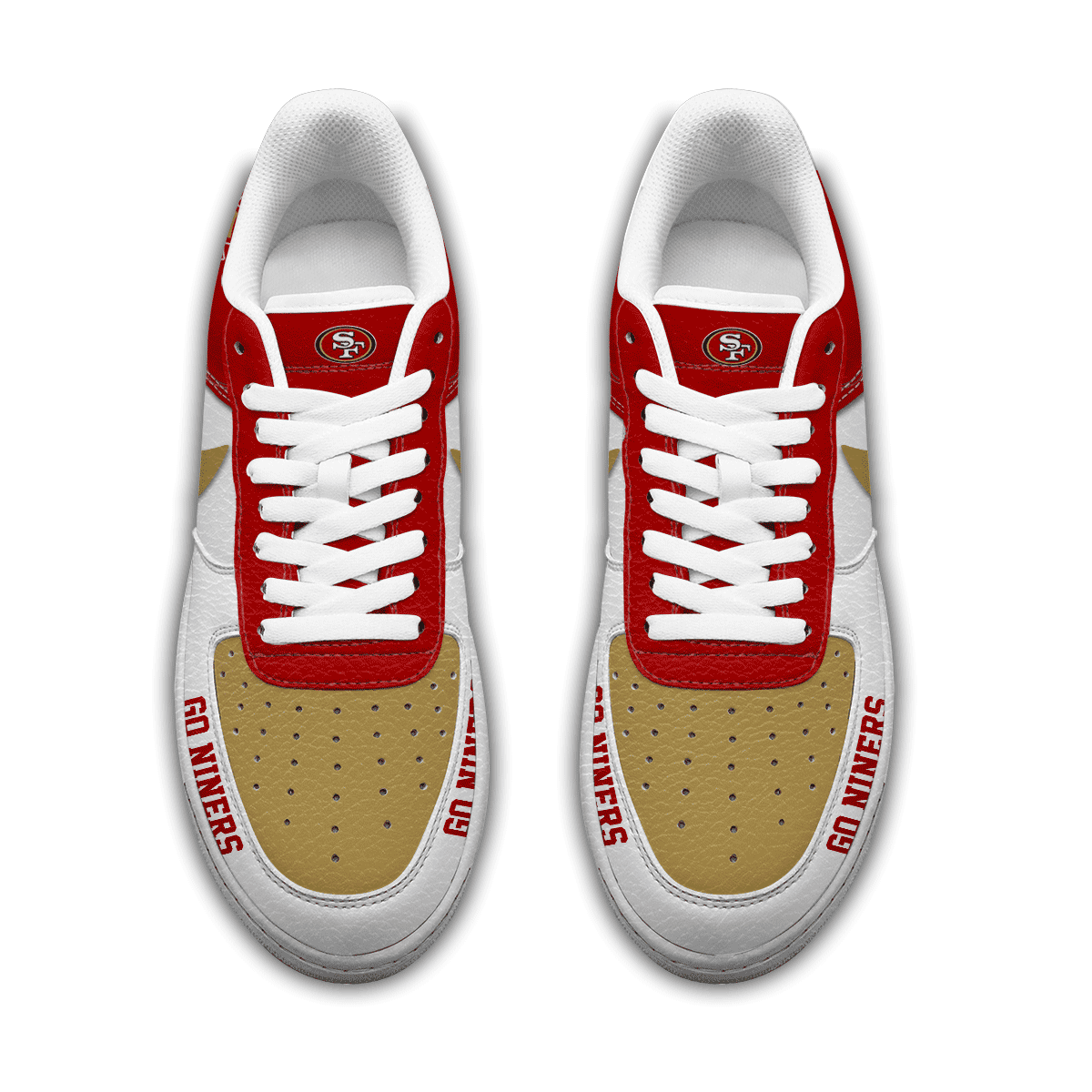 Footwearstorm San Francisco 49ers Low-Top Sneakers Shoes For Men And Women 2808285