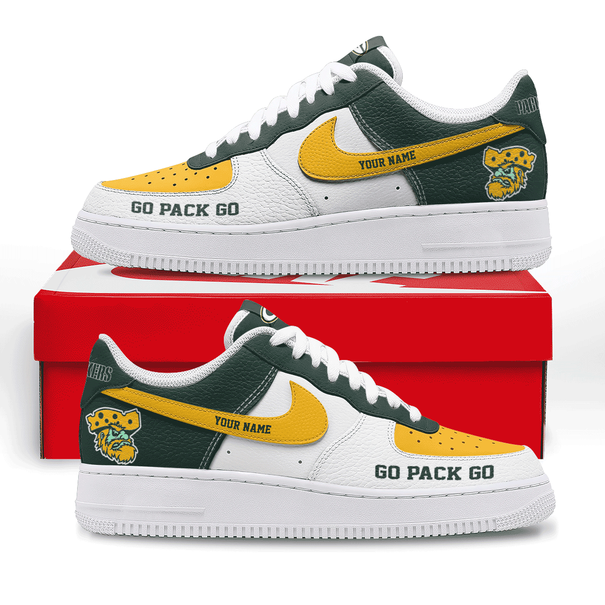 Footwearstorm Green Bay Packers Low-Top Sneakers Shoes For Men And Women 2808268