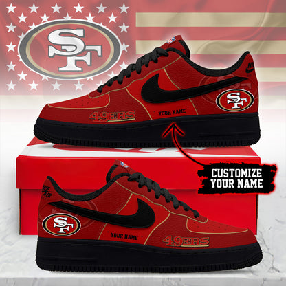 Footwearstorm San Francisco 49ers Low-Top Sneakers Shoes For Men And Women 280866