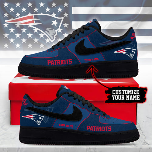 Footwearstorm New England Patriots Low-Top Sneakers Shoes For Men And Women 280870