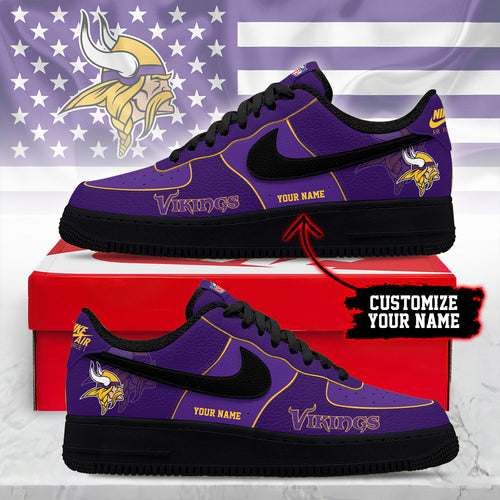 Footwearstorm Minnesota Vikings Low-Top Sneakers Shoes For Men And Women 28087