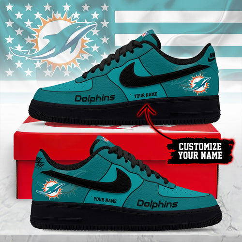 Footwearstorm Miami Dolphins Low-Top Sneakers Shoes For Men And Women 280811