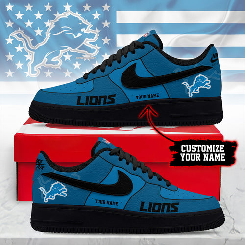 Footwearstorm Detroit Lions Low-Top Sneakers Shoes For Men And Women 28082