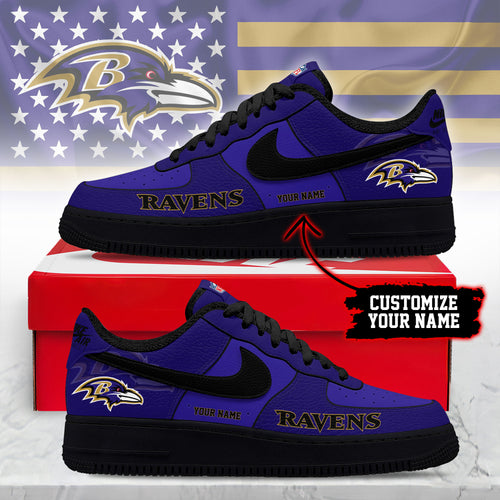 Footwearstorm Baltimore Ravens Low-Top Sneakers Shoes For Men And Women 28089