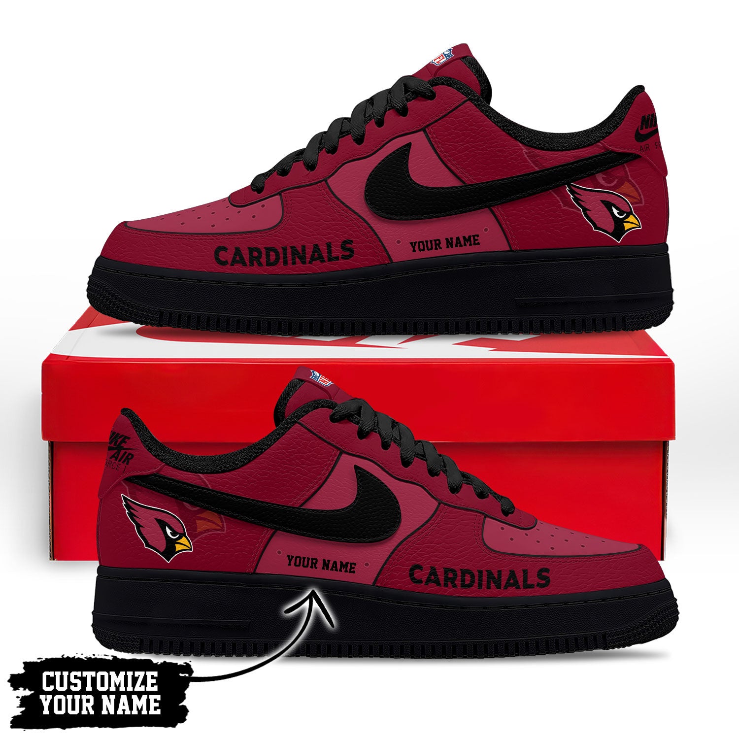 Footwearstorm Arizona Cardinals Low-Top Sneakers Shoes For Men And Women 280832