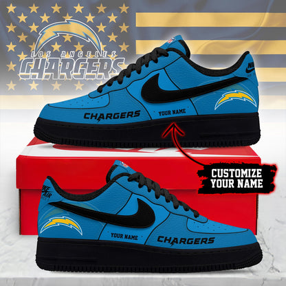 Footwearstorm Los Angeles Chargers Low-Top Sneakers Shoes For Men And Women 280838